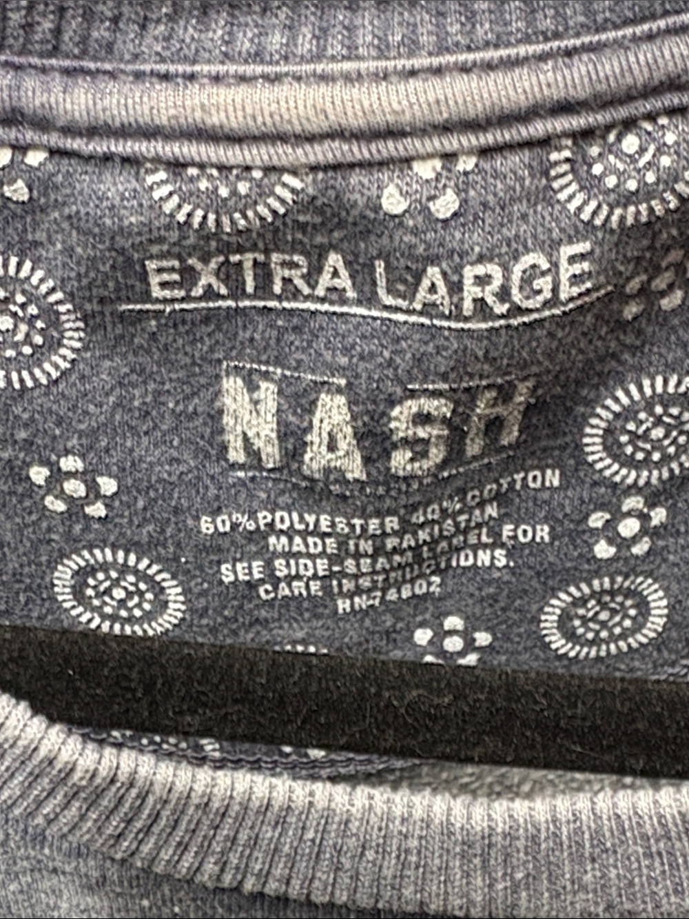 Nashville Nash Crewneck Cotton Blend Sweatshirt - Picture 7 of 8